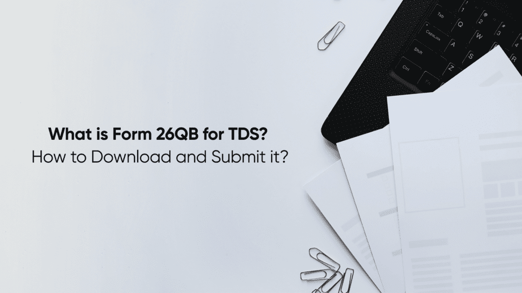 What is Form 26QB for TDS